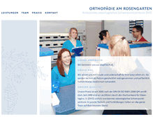 Tablet Screenshot of orthopaedie-coburg.de
